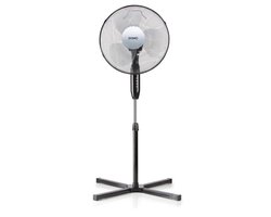 DOMO DO8140 Statiefventilator - Ø 40 cm - Staande Ventilator - In hoogte verstelbaar - 40 W - Zwart