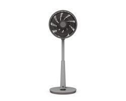 Duux Whisper 3 Statiefventilator - Zuinige Ventilator met 26 snelheden, Timer en Nachtmodus - In hoogte verstelbaar (73-95cm) - Horizontale + verticale oscillatie - Grijs