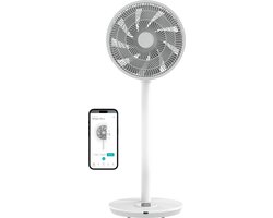Duux Whisper Flex 2 - Smart Statiefventilator - Staande Ventilator Geruisloos - Wit