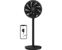 Duux Whisper Flex 2 - Smart Statiefventilator - Staande Ventilator Geruisloos - Zwart