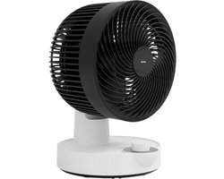 Dynter Kleine Ventilator Ø 22 cm – Compact, krachtig & stil – Tafelventilator voor thuis & kantoor - Drie verschillende luchtstroom snelheden (AV23-K)