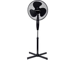 HAUSBERG - Statiefventilator – 16 inch – 3 Snelheden – Staande Ventilator – Verstelbare Hoogte – 65 dB – 40-55W –