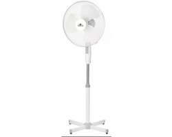 Lentz Statiefventilator 40 cm Wit