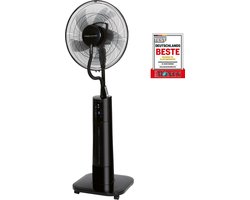ProfiCare PC-VL 3089 LB - staande ventilator 40cm met luchtbevochtiger - zwart- voice controll