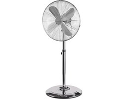 ProfiCare VL 3064 MS- Vloerventilator -Statiefventilator- inox /metaal - 40 cm