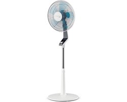 Rowenta Turbo Silence Standing Fan VU5640F2 40 cm, Powerful Home Fan 75 m3/min, Quiet, Silent Night Mode, Turbo Boost, Automatic Oscillation and Orientation, Modern Design