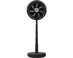 Zedar FA600 Ventilator Staand - APP besturing en afstandsbediening - Nachtmodus - 12 Snelheden - Stille Statiefventilator - in hoogte verstelbaar