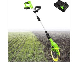 Draadloze Rotavator - Tuinfrees Elektrisch - Bodem Losmaken - Lichtgewicht Ontwerp - 20V - Zwart