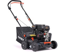 FUXTEC Benzine Verticuteermachine FX-BV240ECO – 4-Takt Motor 4,1 kW (212cc) – 400 mm Werkbreedte – 15 Messen – Centrale Diepte-instelling -15 tot +5 mm – 40L Opvangbak