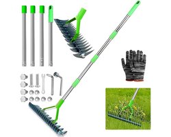 Handmatige Verticuteermachine Gazonbeluchter met Lange Steel voor Mosverwijdering en Grasherstel