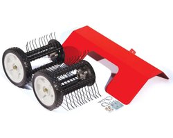 Mini Tiller Verticuteerhulpstuk - Gazonhulpstuk Tuin - Gazon Ontvilten - Multitool Accessoire - 15 Pond - Rood
