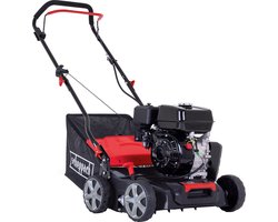 Scheppach Benzine Verticuteermachine SC55P - 212cc - 4000W - 40cm werkbreedte - Voor gazons tot 1400m² - 4 dieptestanden (van -15 tot +15mm) - 40L opvangbak