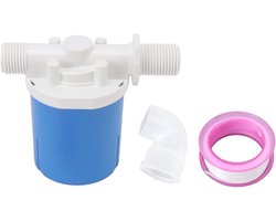 Allecto - Automatische Vlotterklep - Waterniveau Regelaar - Duurzaam Kunststof - Geschikt voor Zwembaden - Watertanks - Ideaal voor Veeteelt en Aqu...