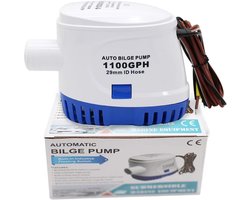 Automatische Bilgepomp 12V DC 1100 GPH voor Boten en Jachten