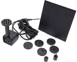 Gardenpomp voor zwembad met zonnefontein - 200 l/h - 7 V - 1.2 W - waterpomp - zonne-energie