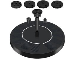 Solar Fontein voor Tuin - Vijverpompen - Zonne-energie Waterpomp 200L/uur - 110 cm Straalhoogte,13cm