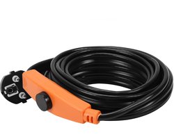 2m 32W Verwarmingskabel met Thermostaat - Vorstbeveiliging IP68 - Zelfregulerend - Vorstbescherming voor Waterleidingen & Planten - Vorstkabel Waterdicht