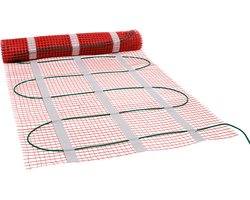 3mm zelfklevende vloerverwarmingsmat 160W/m2 2,5m2