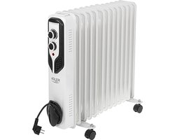 Adler AD 7818 - Elektrische olie verwarmingstoestel - radiator - 13 ribs - met wieltjes