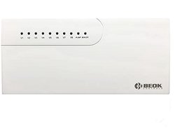Beok Vloerverwarmingsregelaar, Smart Home Hub voor 8 kamerthermostaten en actuatoren, digitale aandrijvingsmotoren voor vloerverwarmingssystemen, compatibel met thermostaten/gasketels/pompen 230V