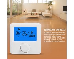 Digitale Thermostaat met Groot LCD-Display voor Kamertemperatuur