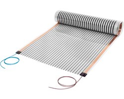 Dunne 12V Carbon Verwarmingsfolie 50cm Breed - 130W/m²