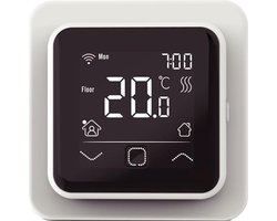 e-Heat C16 WiFi Klokthermostaat, RAL 9010 (Polar wit)