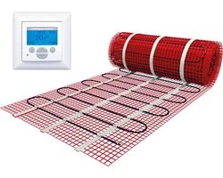 e-Heat Mat - Set 2 m² / 300 Watt, Elektrische Vloerverwarming