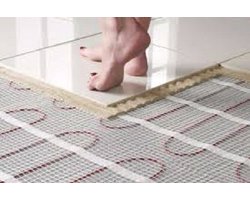 Elektrische badkamer vloerverwarming 480 watt, verwarmingsmat 50 x 600 cm