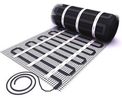 Elektrische verwarming warmtemat 200W/m² voor vloerverwarming en ondervloerverwarming