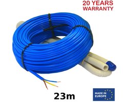 Elektrische verwarmingskabel voor vloerverwarming 23 m, 20 W/m, 460 W, Grand Meyer