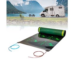Elektrische vloerverwarming 0,5x2,75m voor campers en caravans met thermostaat