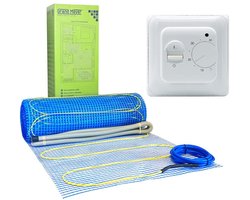 Elektrische vloerverwarmingsset 15 m², 170 W/m² + SN-20 Thermostaat, Grand Meyer