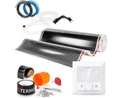 Elektrische Vloerverwarmingsset met Thermostaat voor Snelle en Comfortabele Warmte onder Laminaat en Vinyl