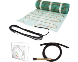 ETHERMA vloerverwarmingsmat 3m² 450W incl. thermostaat en 3 meter aansluitkabel (60062)