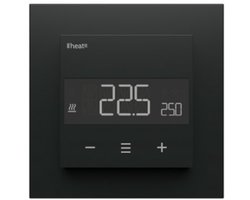 Heatit WiFi6 Thermostaat Mat Zwart