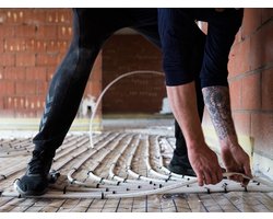 Henco elektrische vloerverwarmingsmat 2.5m2 375W met thermostaat (UFH-ELEC-375W-KIT)