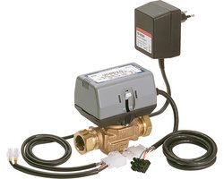 Honeywell Home zoneregeling tweewegklep - met vervolgschakelaar en 3/4 binnendraad