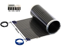 Infrarood Verwarming Folie voor Vloer, Wand en Plafond – 150 W/m² Optimaal Rendement