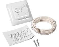 Kamervloer Mechanische thermostaat Verwarmingsthermostaat Airconditioning Temperatuurschakelaar met 2,9 m sensorkabel