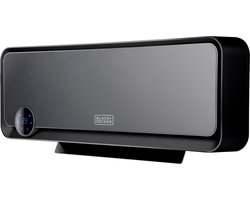Keramische Splitverwarming voor tegen de Muur Black & Decker BXWSH2000E 2000W Zwart