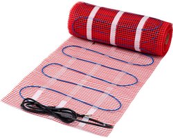 Losse elektrische vloerverwarmingsmat van 150 watt verkrijgbaar in verschillende afmetingen, 1 m²