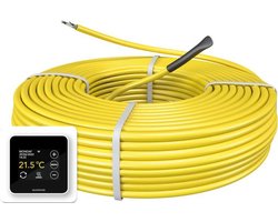 MAGNUM Cable - Set 123,5 m¹ / 2100 Watt, Elektrische Vloerverwarming / MRC-inbouwthermostaat | Wit