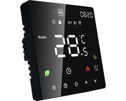 Pro-series Complete set, wand en muur verwarming, beschikbaar in diverse afmetingen, met wifi thermostaat, 20 m², Zwart