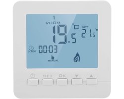 Programmeerbare digitale thermostaat met LCD-scherm en kinderslotbeveiliging