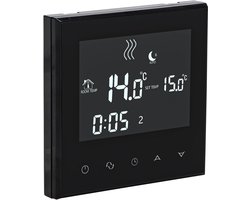 Programmeerbare Touchscreen Thermostaat voor Elektrische Vloerverwarming - LCD Display en 3m Sensor