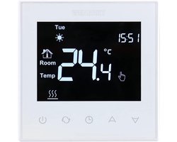 Programmeerbare Vloerverwarming Thermostaat met LCD Touchscreen voor Watergedragen Systemen