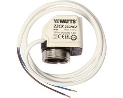 Thermo-elektrische Actuator voor Regeling van Vloerverwarming en Ventilatie 230V