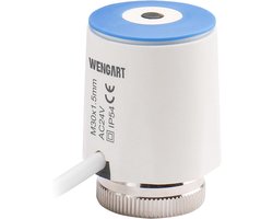 Thermo-elektrische Actuator voor Vloerverwarming - Aan/Uit Status - Normaal Gesloten - 24V