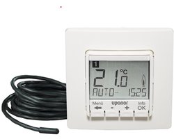 Uponor Comfort E UP thermostaat digitaal programmeerbaar, spoelset T-87IF 230V, 1088706 voor elektrische vloerverwarming